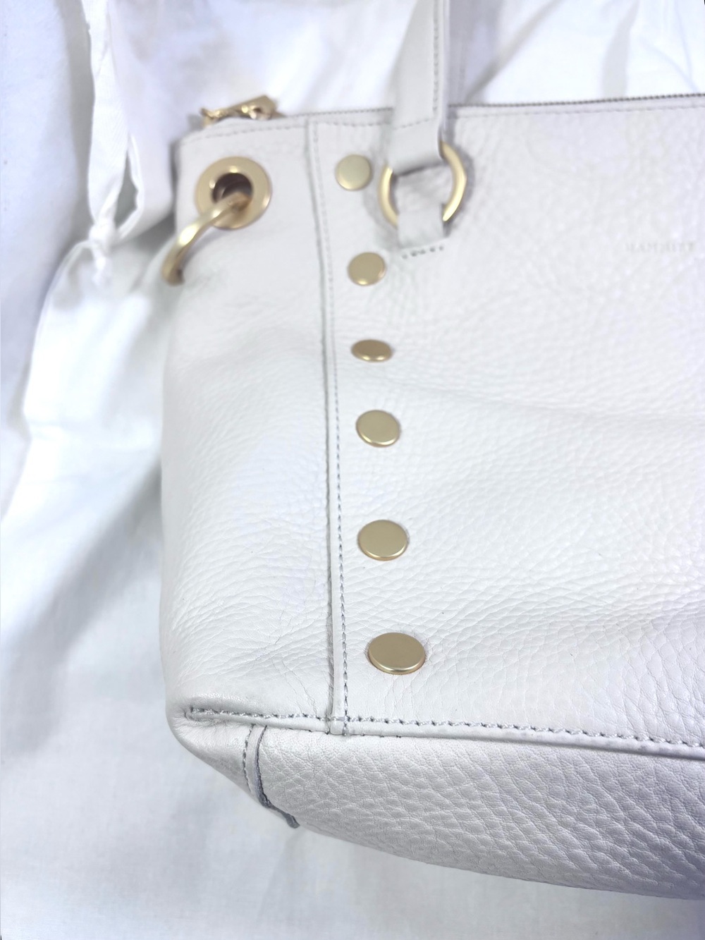 Hammitt Daniel Calla Bag. Lily White/Brushed Gold. - Picture 8 of 16